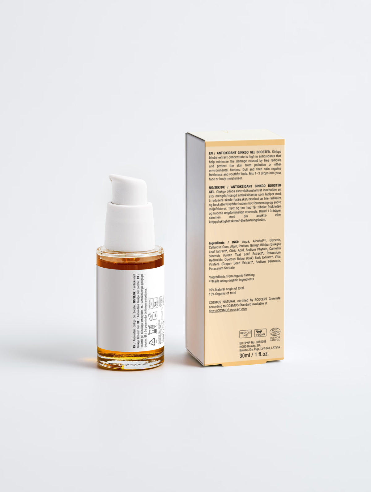 Antioxidant Ginkgo Gel Booster