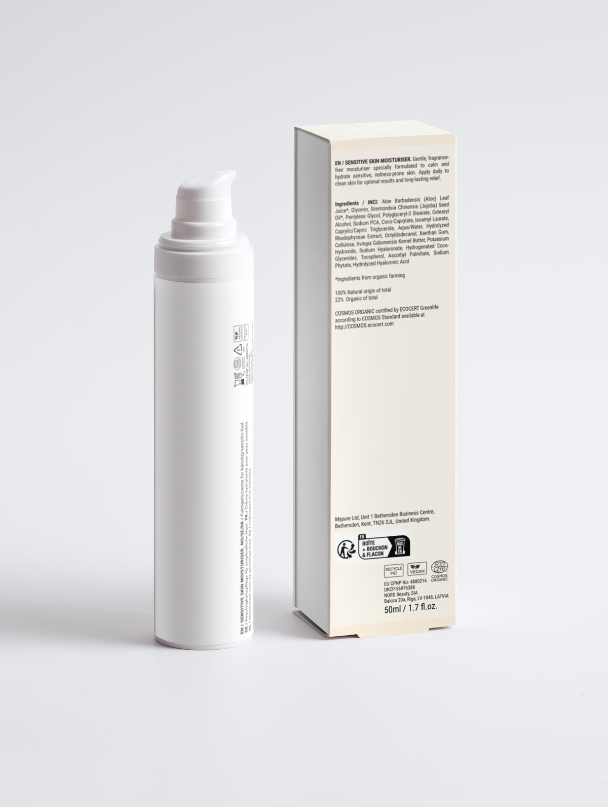 Sensitive Skin Moisturiser, Fragrance Free